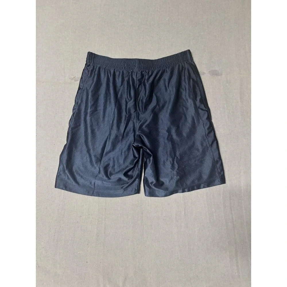 Nike Mens Large Basketball Shorts Navy Blue Dazzle Mesh